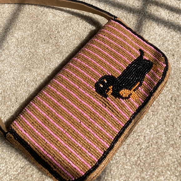🐾 Anthropologie Dachshund Beaded Bag - Picture 3 of 5